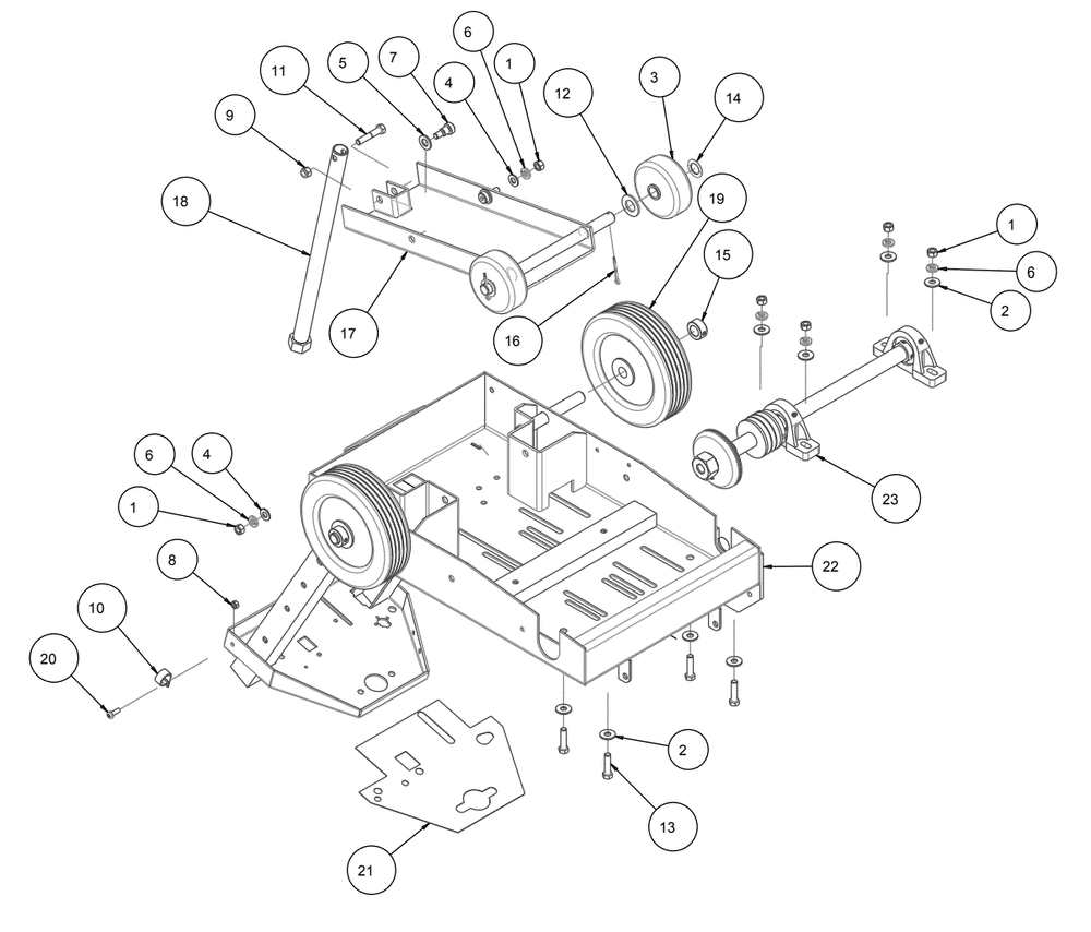 Section 03 Diagram and Parts List for MK-1610B 168611 MK Diamond Concrete Saw